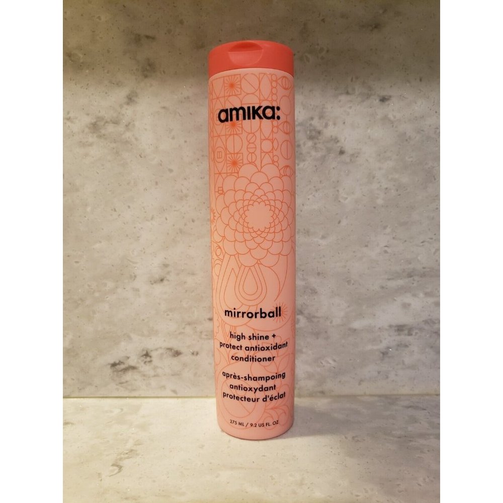 Amika Mirrorball High Shine + Protect Antioxidant Conditioner 9.2 Oz New